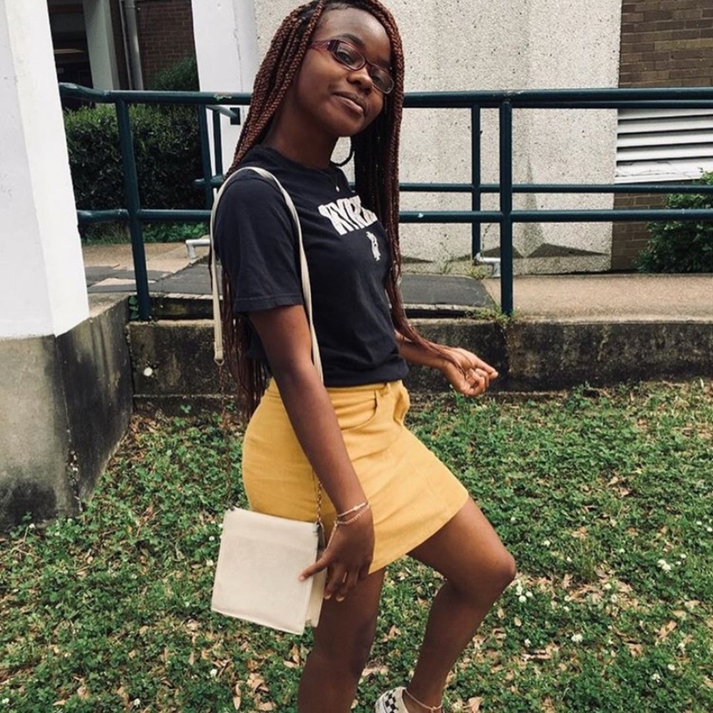 Mustard Yellow Skirt
